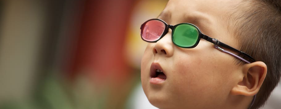 What are Red Green Glasses in Vision Therapy?